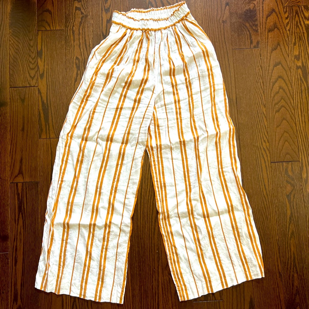 Comfy Linen Wide Pants